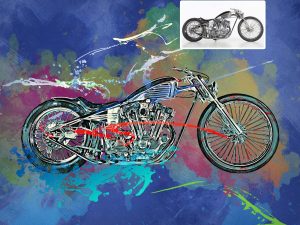 Custom Motorbike Artwork