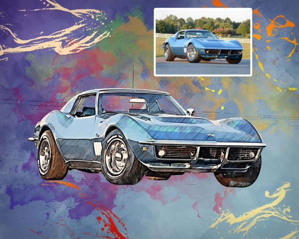 Muscle Car Digital Art