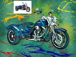 Custom trikes to artwork